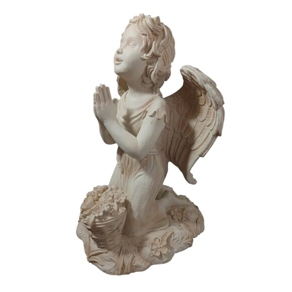 Guardian Angel Praying Statue 13" Indoor Outdoor Memorial or Garden Decor - Picture 4 of 11